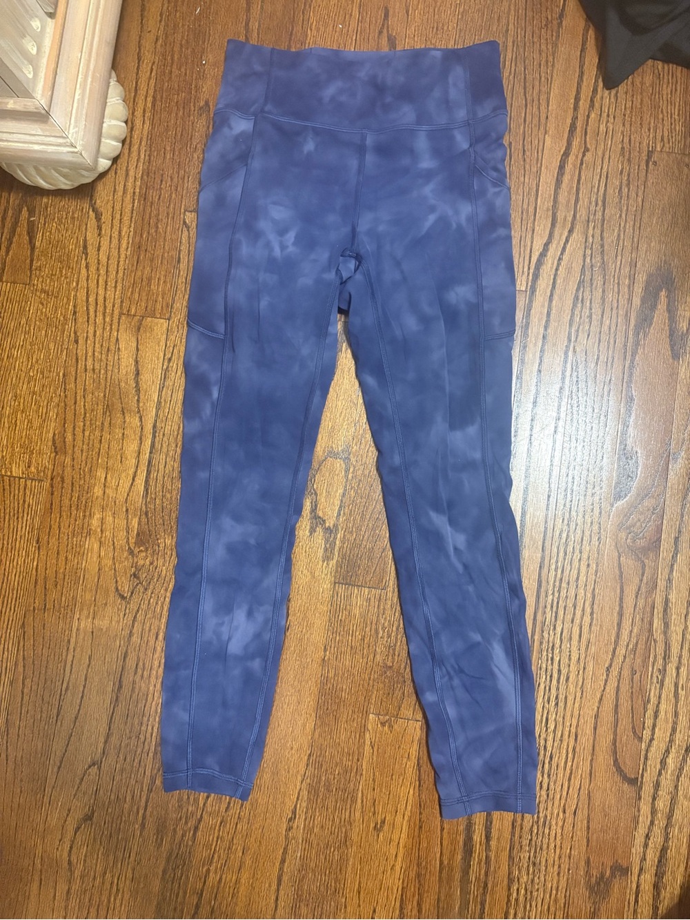 lululemon athletica Navy Tie-Dye High-Rise Leggings